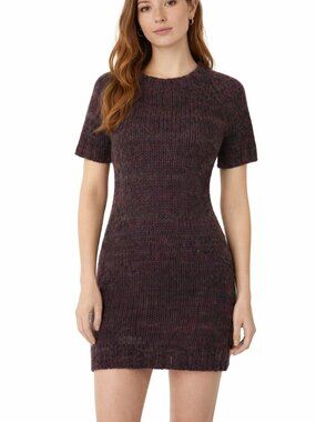 Rachel Zoe Purple Sweater Dress Size S – Wool Alpaca Blend Mini Length